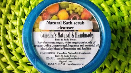 Camelia's Natural & Handmade Natural Bath Scrub Cleanser Review