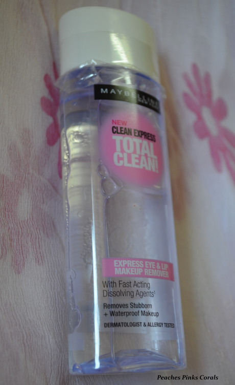 Maybelline New York Total Clean Express Eye and Lip Makeup Remover Review