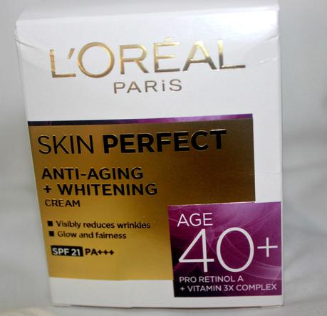 L'Oreal Paris Skin Perfect Anti-Aging + Whitening Cream For Age 40+ Review