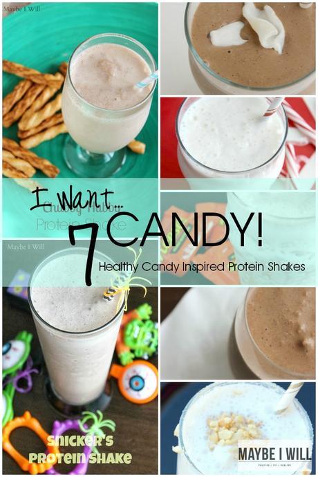 These 7 Healthy Candy Inspired Protein Shakes will crush any craving without an ounce of guilt!!