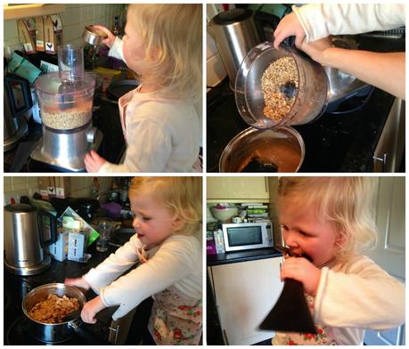 Childhood memories; baking flapjacks!