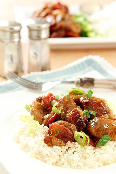 Maple Bourbon Chicken with Bacon