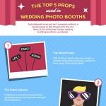 5 Popular Props For Wedding Photo Booths Infographic