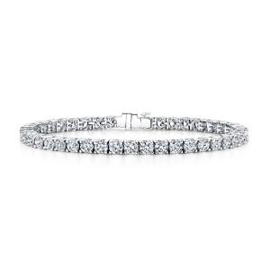 Forevermark by Rahaminov Diamond Line Bracelet with Round Brilliant Forevermark Diamonds set in 18k White Gold