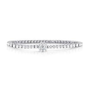 Forevermark by Rahaminov 7.49 ctw Diamond Line Bracelet with Round Brilliant Forevermark Diamonds set in Platinum