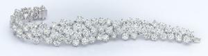 Forevermark by Leo Schachter 40.79 ctw Diamond Line Bracelet with Round Brilliant Forevermark Diamonds set in 18k White Gold