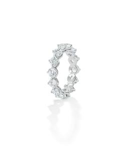 Forevermark Setting Diamond Stackable Rings Forevermark Diamonds set in 18k White Gold