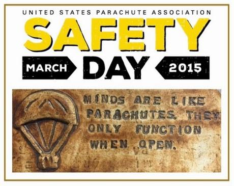 The USPA Safety Day is March 14th. What will you speak about as their pilot?