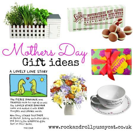 Mothers Day gift guide from www.rockandrollpussycat.co.uk