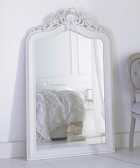 Handcast plaster overmantle mirror