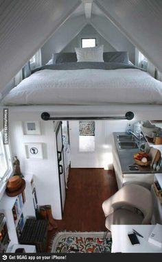 Amazing.... I feel like this would be kind of too open, and hard to get up too, but GREAT use of space, and really pretty