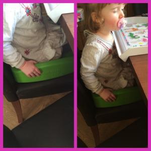 Ditching the highchair for Toosh Coosh