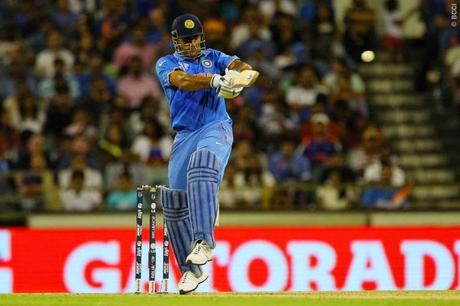 Dhoni shepherds India to another win ! fan who is willing to lose couple of day's income !!