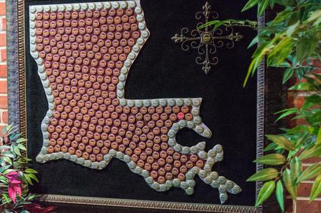 Louisiana in Abita Bottle Caps - 5 Must-see Attractions in Louisiana.