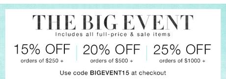 SHOPBOP – THE BIG EVENT!