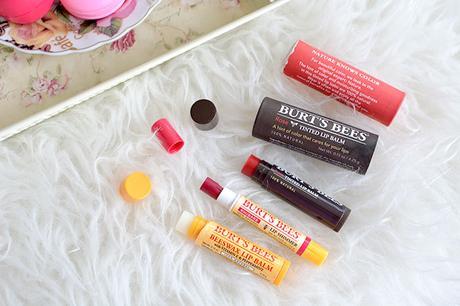 3 Lipbalm Collection - Genzel Kisses (c) - Burt's Bees - Maybelline - Lip Ice - EOS - Fruit's and Passion