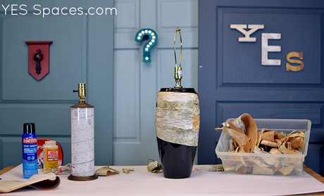 DIY a Birch Bark Lamp