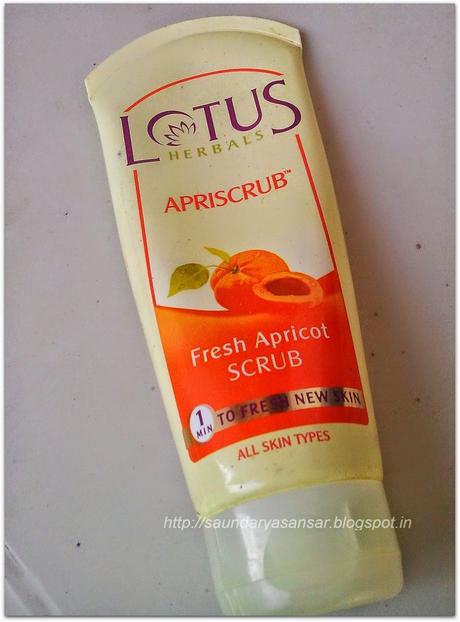 Lotus Herbals Apriscrub-Fresh Apricot Scrub (Review)