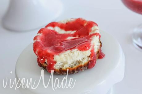 Clean Cottage Cheesecakes with Strawberry Topping