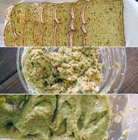 Basil Pesto Chickpea Sandwiches