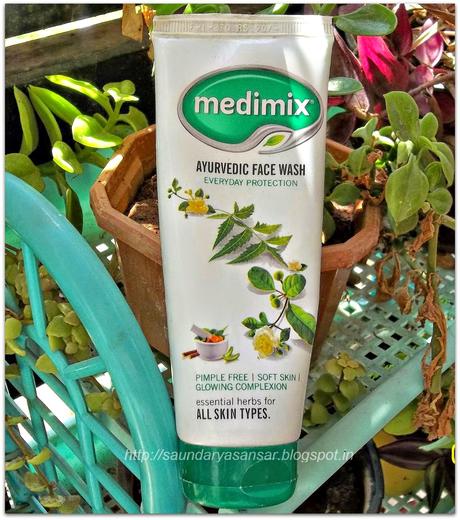 A drop of green to keep your face healthy & clean....Medimix Ayurvedic Face Wash