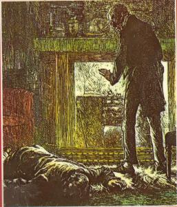 Illustration for cover of Oxford University Press paperback edition of Dickens' Drood.