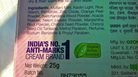 Bajaj NoMarks Face Pack Review