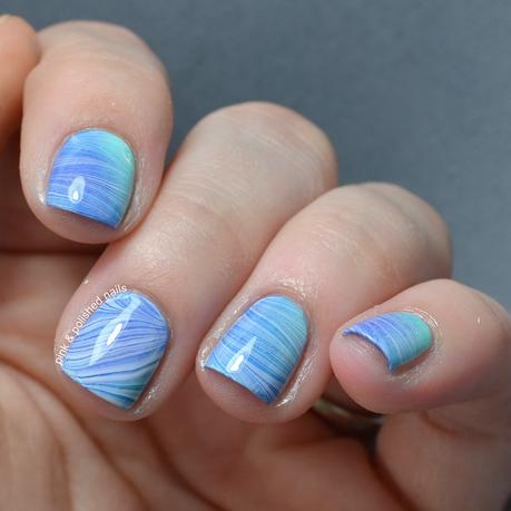 Spot Gradient with Water Marble Overlay