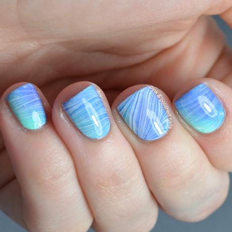 Spot Gradient with Water Marble Overlay