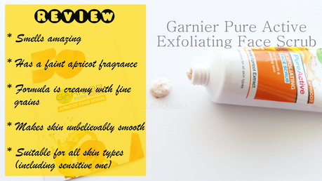 Garnier Pure Active Apricot Face Scrub