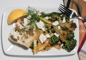 Fresh and Flavorful Cod with Fennel, Leeks and Broccolini