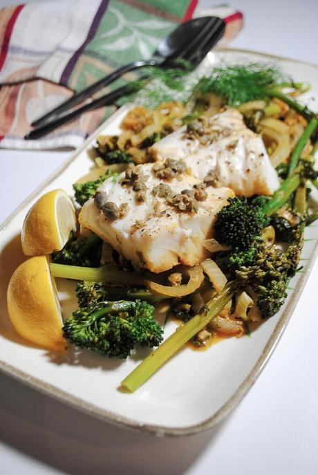 Fresh and Flavorful Cod with Fennel, Leeks and Broccolini