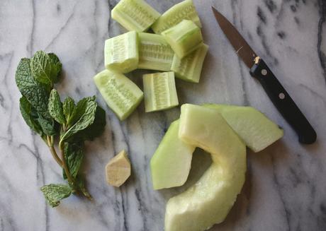 Hydrating Melon Mint Smoothie