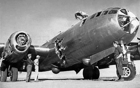 lots of things get damaged when they get in the way of a propeller that snaps off a fully spun up B29 blade