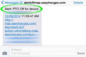 Tow Fleet GPS Tracking - PTO Activity