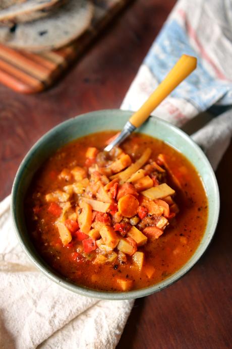 Red Pepper Soup by With The Grains