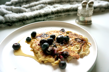 What's Cooking? Blueberry and Banana Pancakes