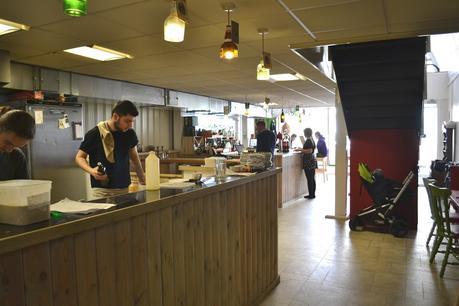 The Sausage Emporium, Newcastle open plan kitchen