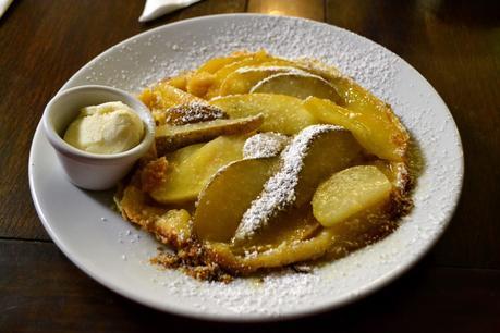 The Sausage Emporium, Newcastle apple and pear tart tartin