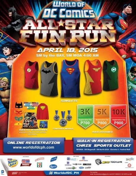World Of DC All Star Fun Run Poster - Kalongkong Hiker
