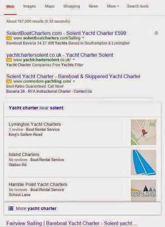 Google Local Pack Displaying Logos