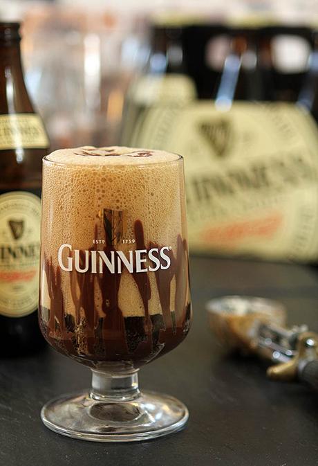 Guinness Float with Irish Cream Ice Cream