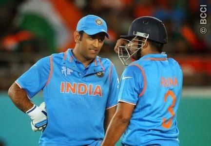 Dhoni Raina partnership takes India to win ~ the partnership of a blind man and a double amputee !!