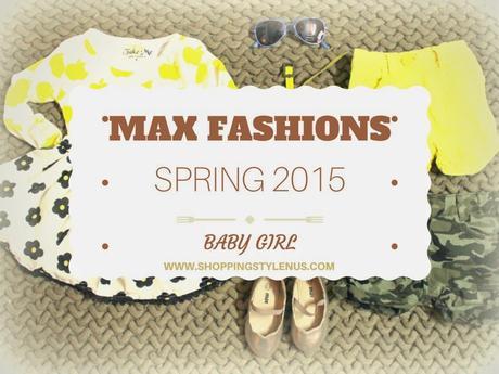 Max Fashion Spring 2015 Baby Girl Collection - Skirts, Shorts and Ballerinas