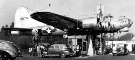 The gas station B 17 of Art Lacey, near Portland Oregon is getting restored to fly again... it's going to take about 7 years