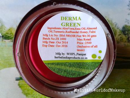 Derma Green Skin Whitening Cream Review