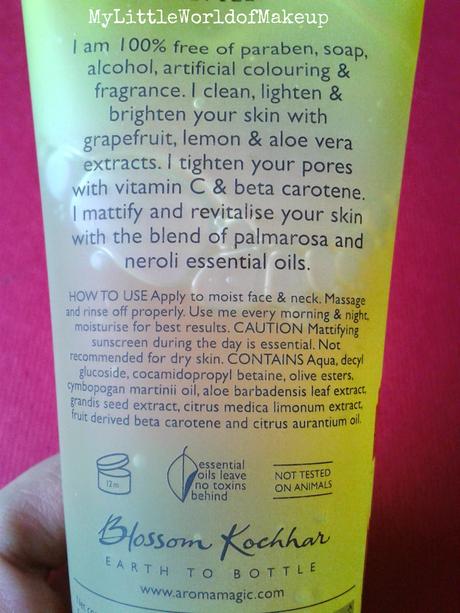Aroma Magic Grapefruit Face Wash Review