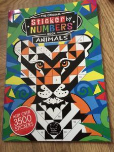 Sticker by numbers Animals from Buster books