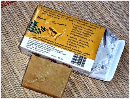 New Anti Acne Find....Soulflower Anti Acne Neem & Turmeric Soap