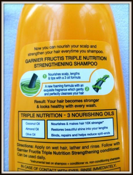 Garnier Fructis Triple Nutrition Shampoo and Conditioner Review